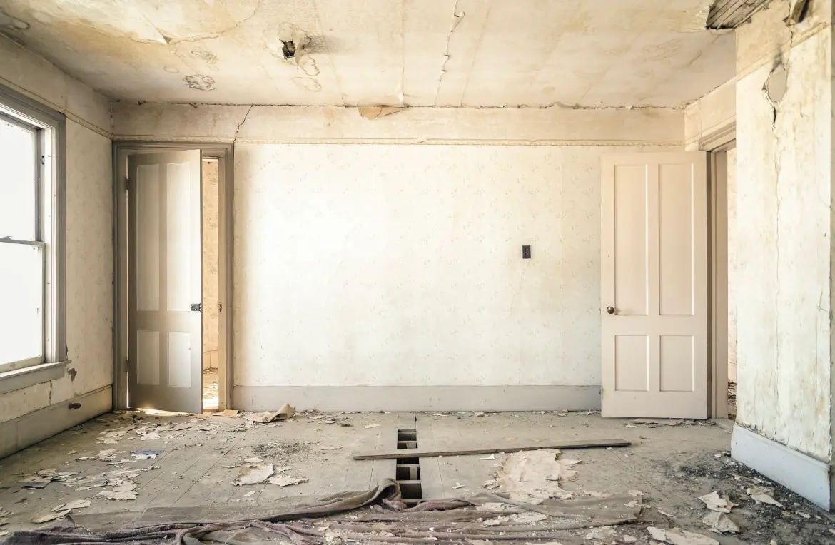 Waste disposal crew managing a cleanout project in Lower Makefield